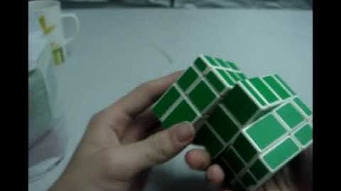 lightake:LWB DIY 5-Layer Siamese Green Mirror Magic IQ Test Cube White