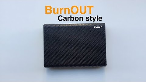 BURNOUT 2.0 CARBON BLACK by Victor Voitko (Gimmick and Online Instructions)