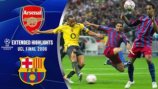 Arsenal vs Barcelona: Extended Highlights | UCL Final 2006 |