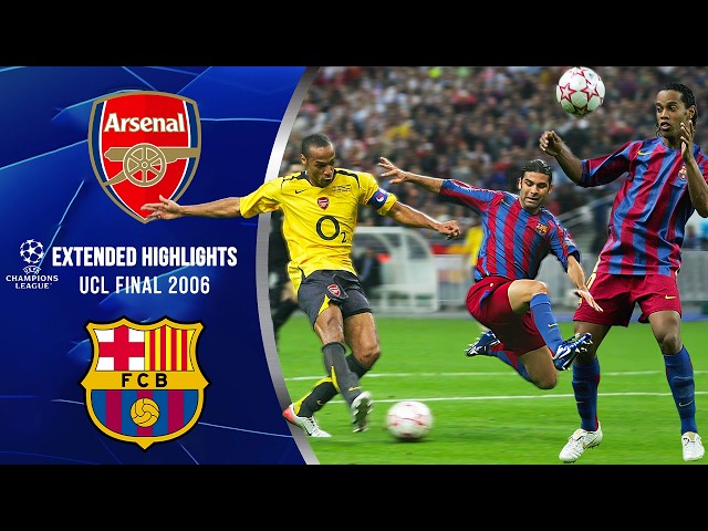 Arsenal vs Barcelona: Extended Highlights | UCL Final 2006 | - YouTube
