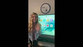 HKMLC Smart Board, Elite 55 Inch Interactive WhiteBoard for Teachers and Homeschool Parents