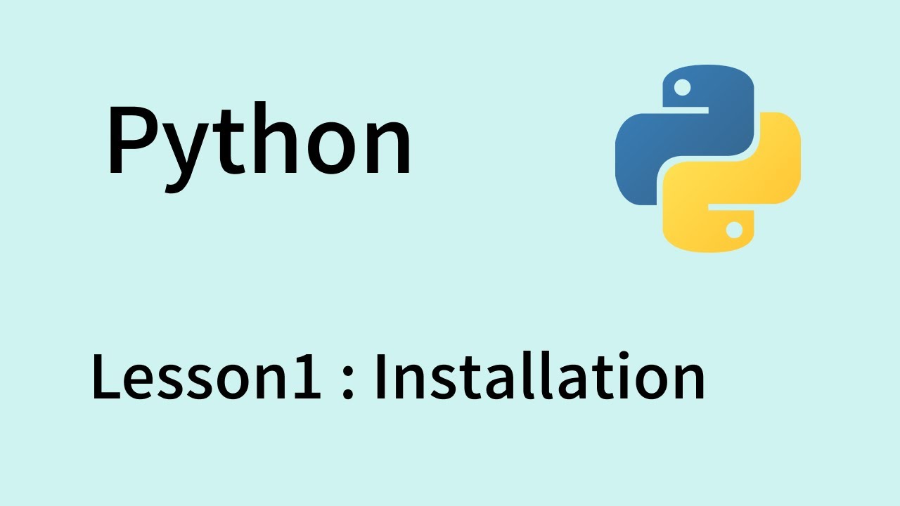 មេរៀនទី១៖ Python Installation - YouTube