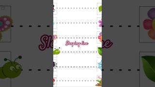 reel #arihanta #playschool #shortsfeed#kidsfun #learning sleeping line #horizontal line activity #