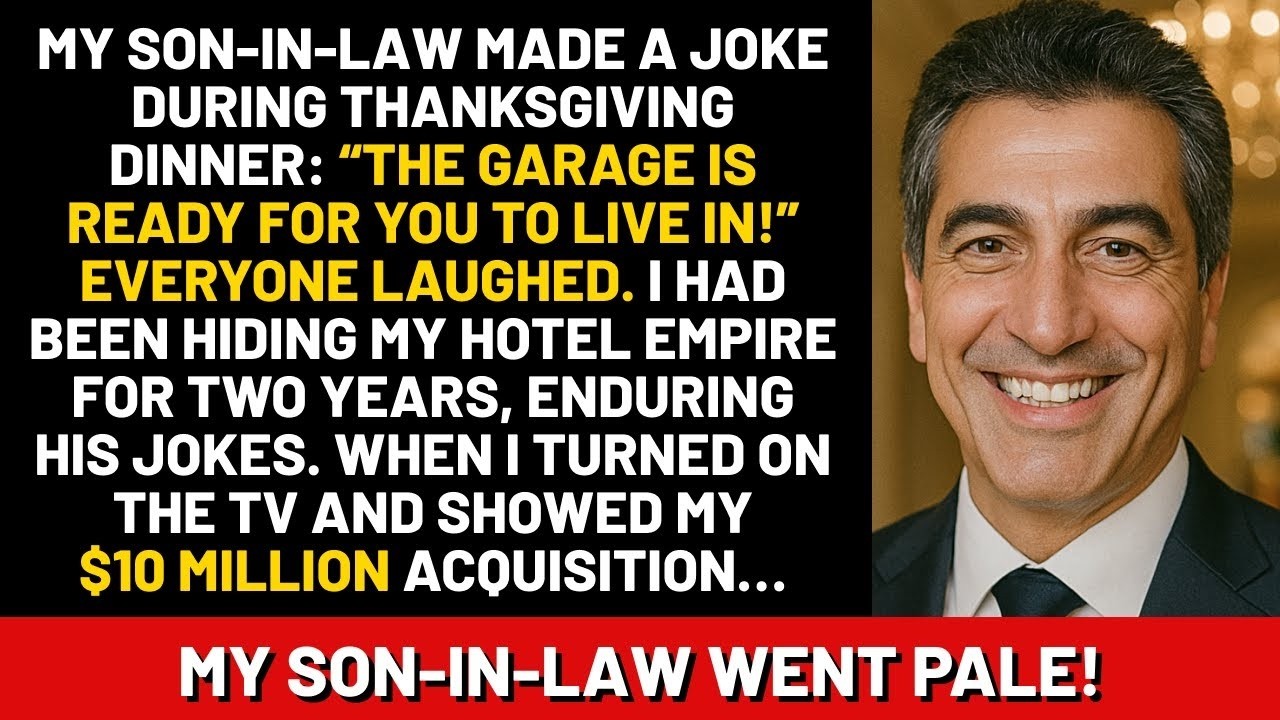 My son in law made a joke during Thanksgiving dinner  “The garage is ready for you to live in!”