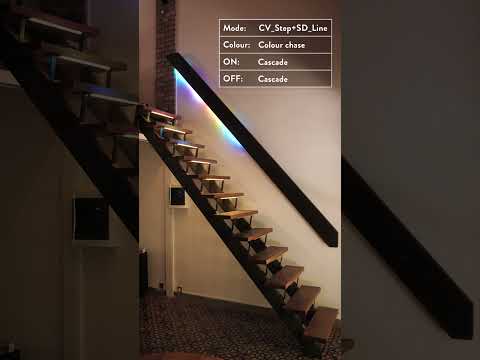 LED Stair Strip Lighting Controller Operation Modes | Multi-Colour