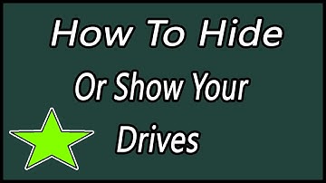 How To Hide Or UnHide Your Drives Your Hard Disk Without Any Software In Hindi 2017