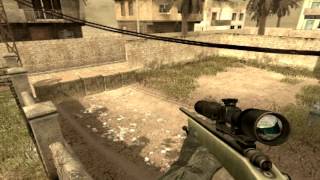 How to go outside Backlot map (COD4)