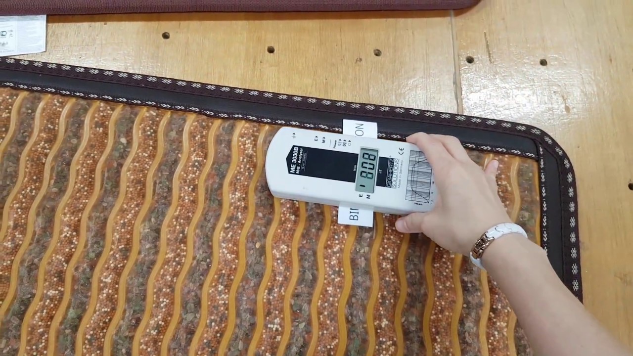 Ereada® FIR Gemstone Mini Mat EMF test (e-waves)