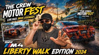BMW M4 LIBERTY WALK EDITION 2024 IN The Crew MOTOR FEST New car 🤟🤟🤟
