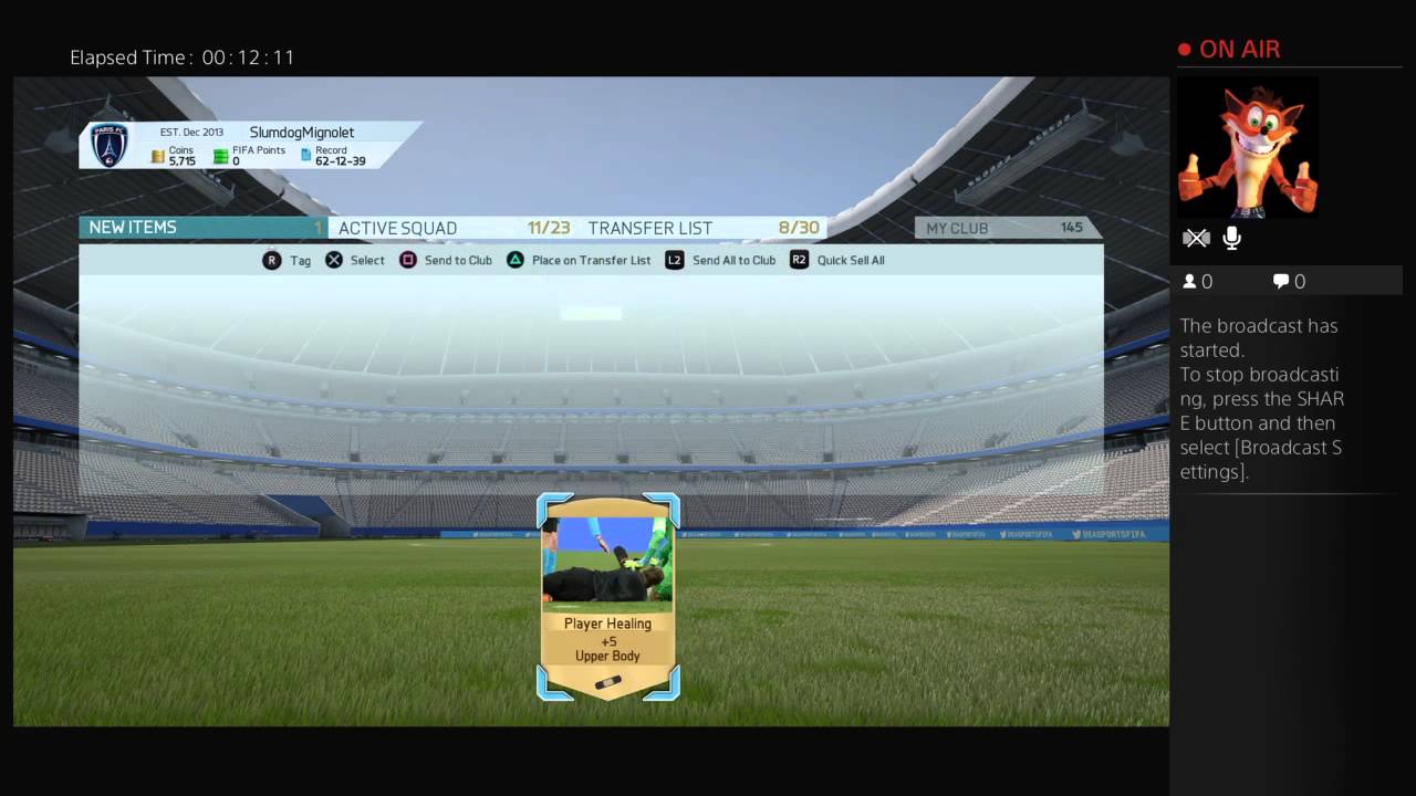 TemperedRain's Live PS4 Broadcast