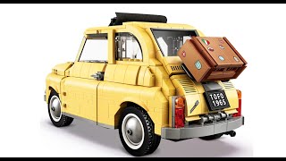 Lego 10271 FIAT 500 unboxing and assembly time lapse
