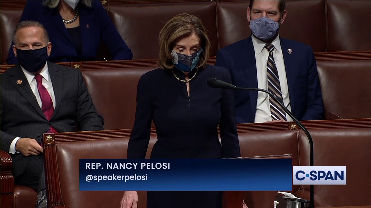 House Speaker Nancy Pelosi on Impeachment of President Trump: “He must go.” House Speaker Nancy Pelosi on Impeachment of President Trump: “He must go.”