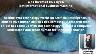 Blue Eyes Technology
