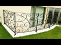【御田製作所】ロートアイアン 屋外フェンス　｜（OWI14-043)【Wrought Iron】