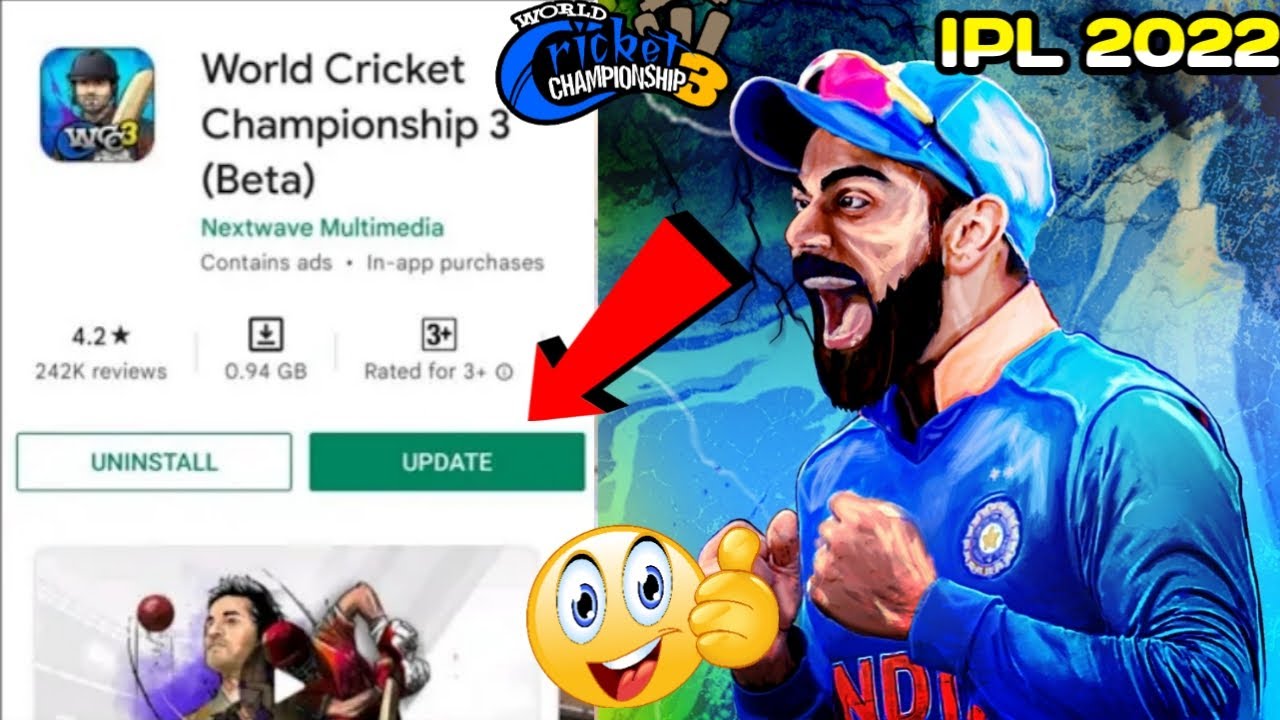 Wcc3 new mega update release date | wcc3 ipl 2022 update soon | wcc3 new update delay again||