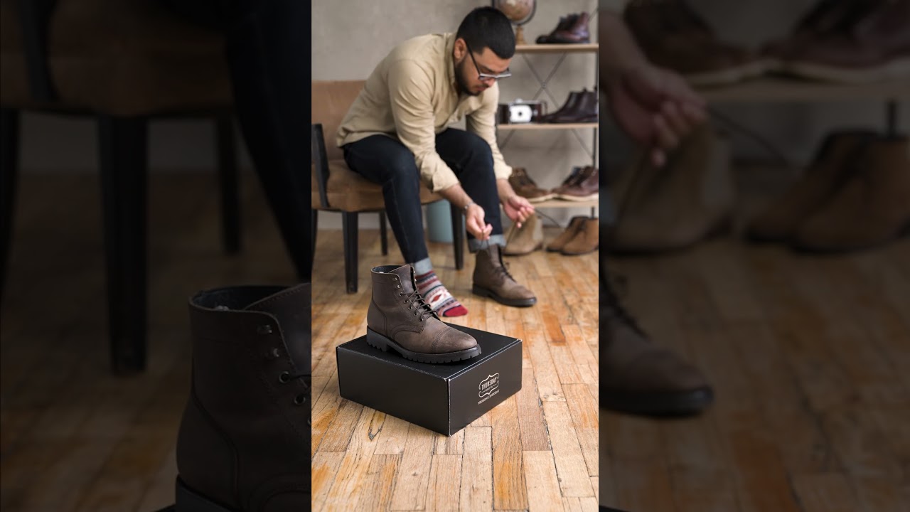 Aston Ereidia Men Leather Upper Rubber Sole Ankle Chukka From U S.