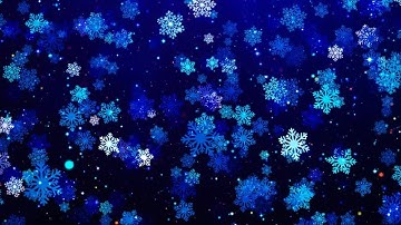 Snowflakes Loop Background Motion Graphics