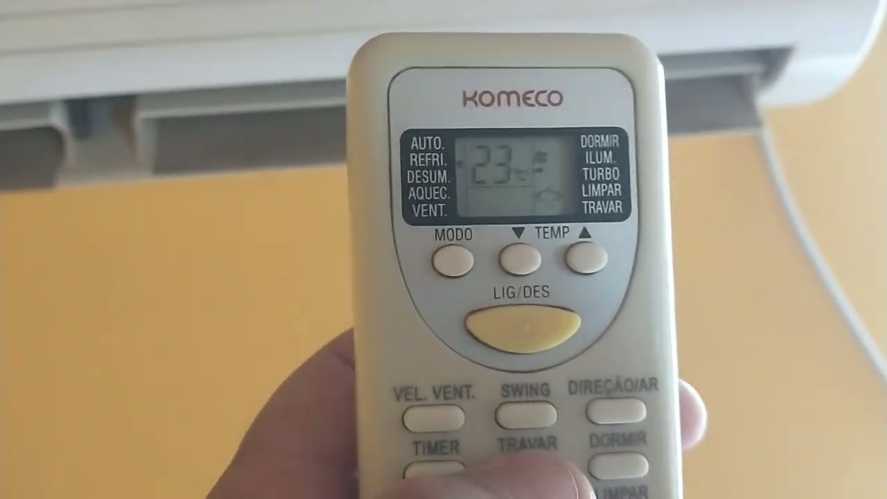 CONTROLE REMOTO KOMECO MODELO ZH/JT-03-TODAS AS FUNÇÕES