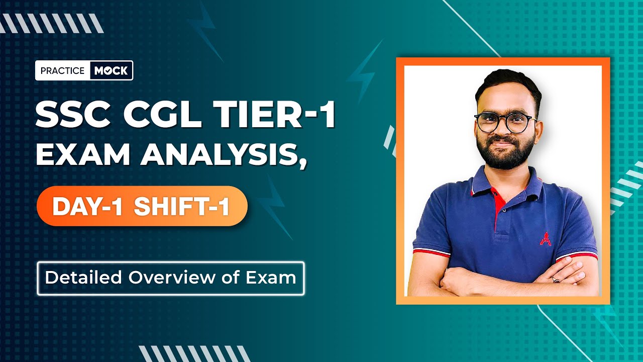 SSC CGL Tier-1 Exam analysis 2022 | 1st December | Shift 1 | Question ...