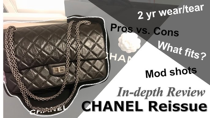 Mini Chanel Reissue  What Fits Inside + Wear & Tear 