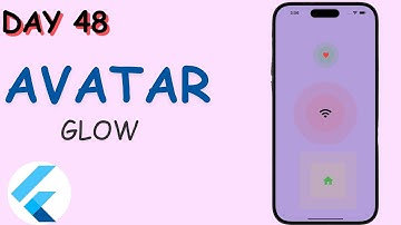 Avatar Glow Flutter Animations ||  Flutter Avatar Design