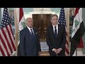 Secretary Blinken meets with Iraqi Foreign Minister Fuad Hussein