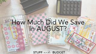 How Much Did We Save In AUGUST? | Stuffing Sinking Funds | Prop Money Swap