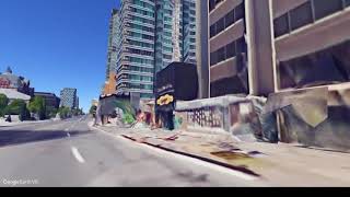 Superman tour of Toronto in Google Earth VR