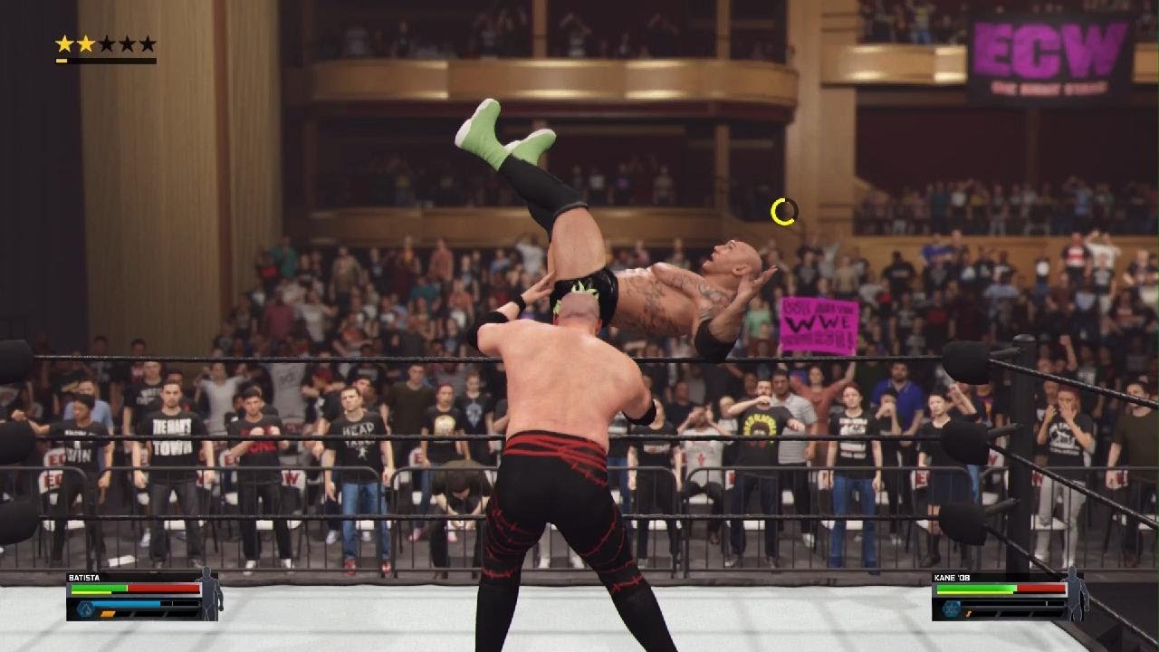 WWE 2K25 Batista vs Kane
