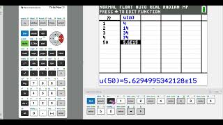 Section 12.1 Recursive Sequences on a TI-84 Graphing Calculator (Winter 2025)