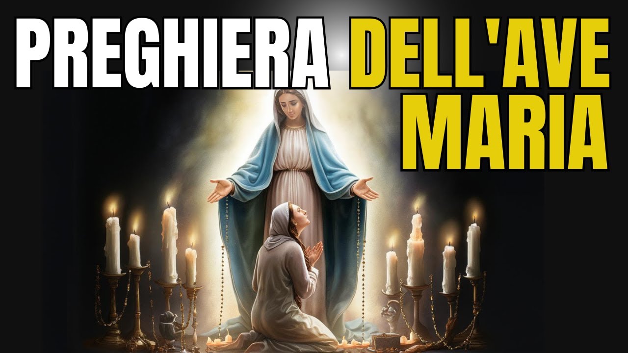 La Preghiera Di Ave Maria 🙏 Preghiera dell'Ave Maria - Momento Di Maria: Riflessione e Pace - YouTube