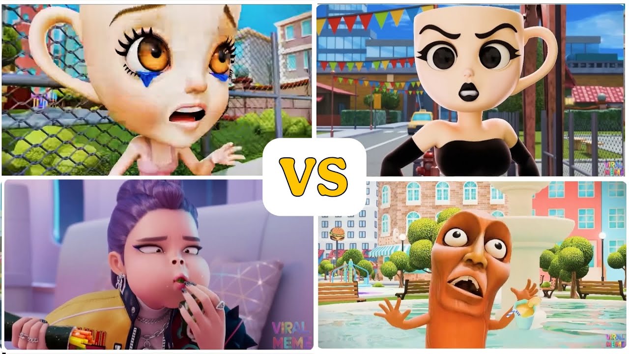 ITALIAN BRAINROTS ANIMATION🆚OMEGA  BALLERINA CAPPUCINA🆚Expressiona Signora🆚K pop Demon Hunters