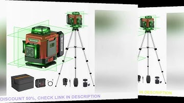WEIDDW 4D 16 Lines Laser Level with suitcase Automatic 360 °Self Leveling 4x360° Cross Line Professi