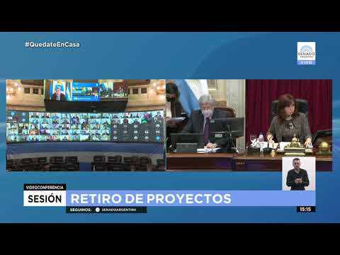 VOTACIÓN RETIRO DE PROYECTOS - SESIÓN ORDINARIA 29-10-20