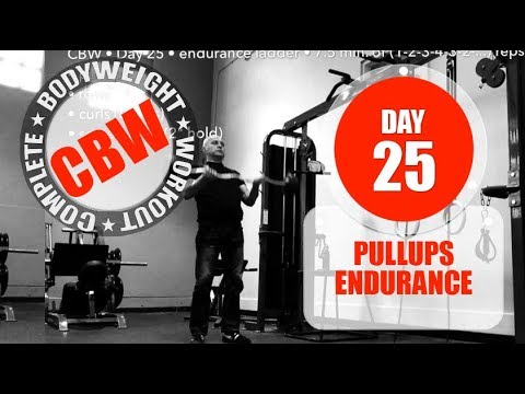 :: CBW : DAY 25 : Complete Bodyweight Workout : Pullups Endurance :: camera iphone 8 plus apk