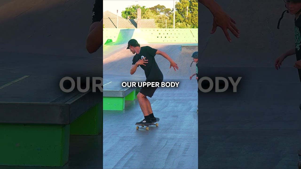 Her first 180 on a skateboard