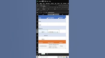 #shorts #ISERROR function #microsoft #excel tutorial