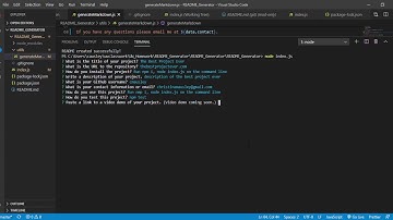 generateMarkdown.js, README Generator, Visual Studio Code