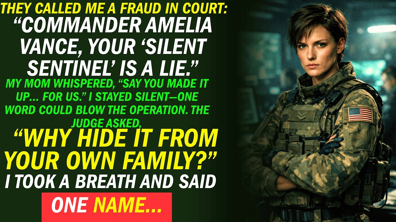 They call me a “fraud” in court—but my silence hides a secret op and a truth that shatters my family
