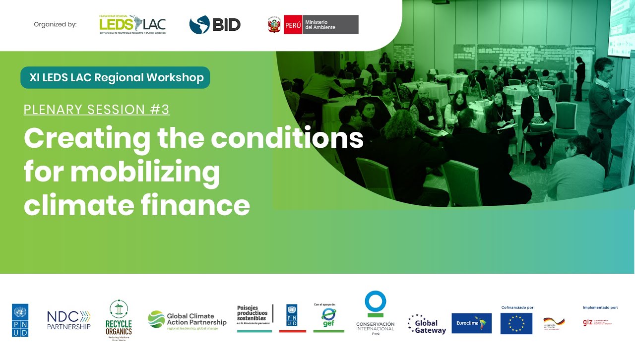 Plenary Session 3. Creating the conditions for mobilizing climate ...