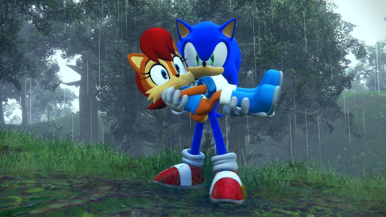 В игре Sonic Frontiers разработчики держат в руках мод Sally Acorn.