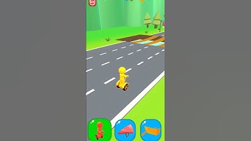 shape shifting 3d game very simple and easy hyper casual game #shortgaming # funny gamevideos# games