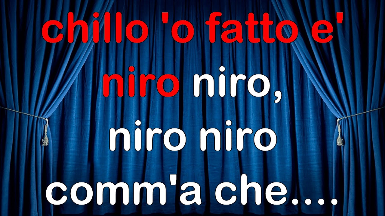 Nuova compagnia di canto popolare   tammurriata nera CORI KARAOKE MM (fair use)