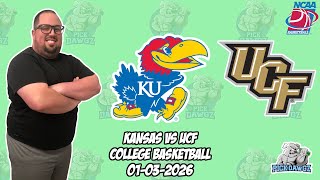 Kansas vs UCF 1/3/26 Free College Basketball Picks and Predictions | NCAAB Pick