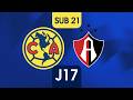 🔴  EN VIVO - 🦅 Sub21: América vs Atlas - J17 - CL26