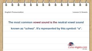 English Pronunciation: Lesson 3: Vowels, Part 2