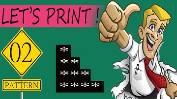 Star pattern printing through c programming || PATTERN PRINTING PART-2