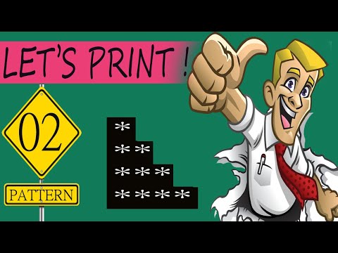 Star pattern printing through c programming || PATTERN PRINTING PART-2