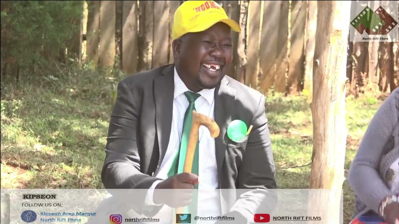 Kipseon Arap Manyur receive his in-laws to be at hpome