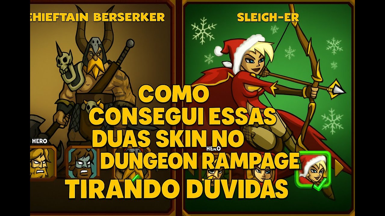 DUNGEON RAMPAGE EXPLICANDO COMO CONSEGUI AS SKINS E TIRANDO DUVIDAS